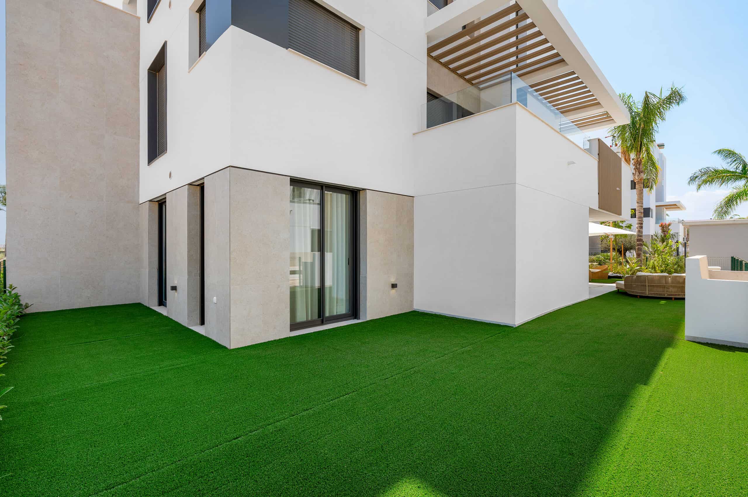 Garden side of loft