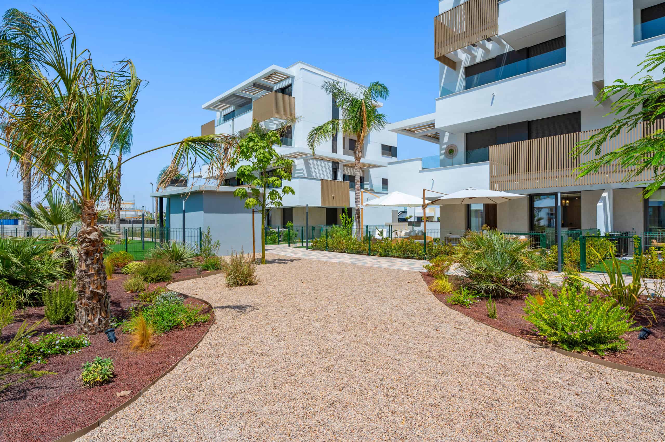 Landscaped surrounding